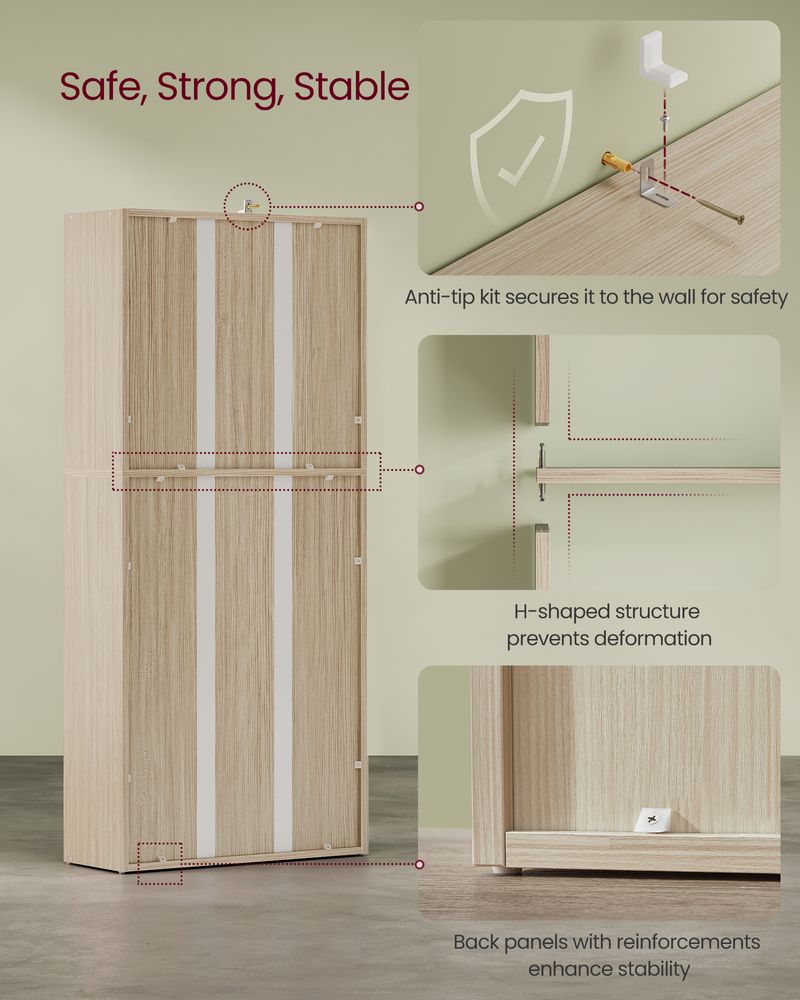 VASAGLE Custos Collection Bookshelf 5-Tier Bookcase - Thumbnail 3