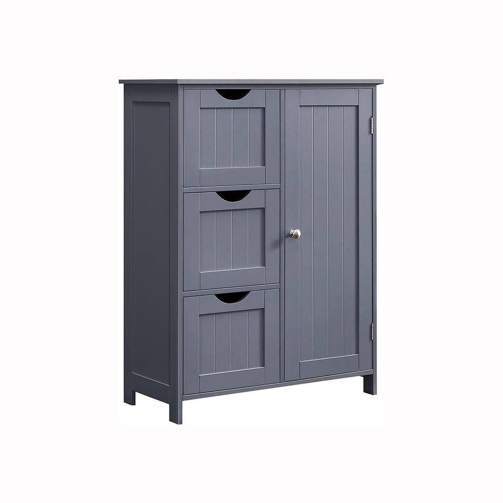 Vasagle 2 Drawers Bathroom Floor Storage Cabinet, Bathroom Cabinet