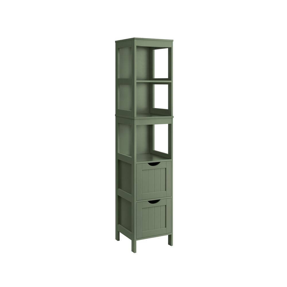 VASAGLE Bathroom Floor Storage Cabinet with Adjustable Shelves - Thumbnail 2