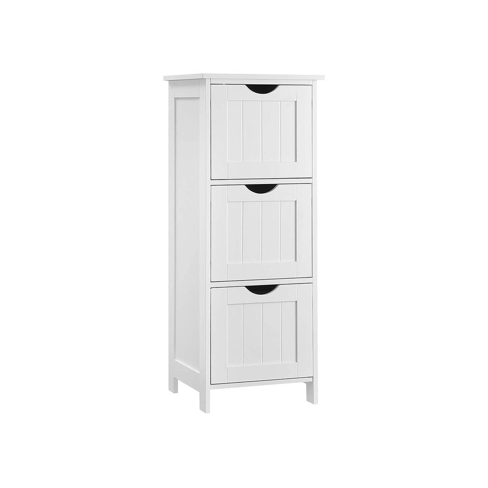 VASAGLE 3 Drawers Floor Cabinet 12.6 x 11.8 x 31.9 Inches