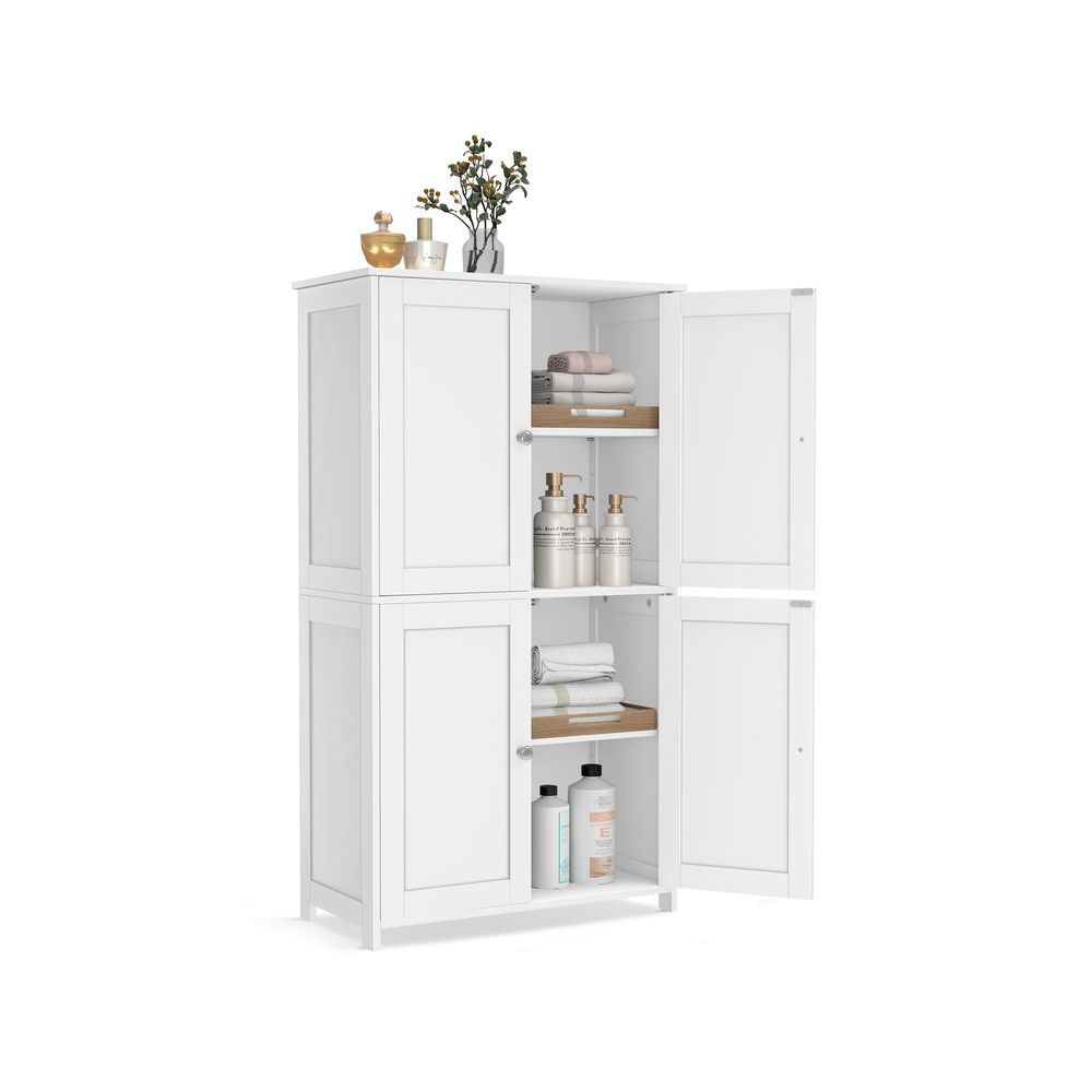 VASAGLE Bathroom Floor Storage Cabinet with Adjustable Shelves - Thumbnail 5