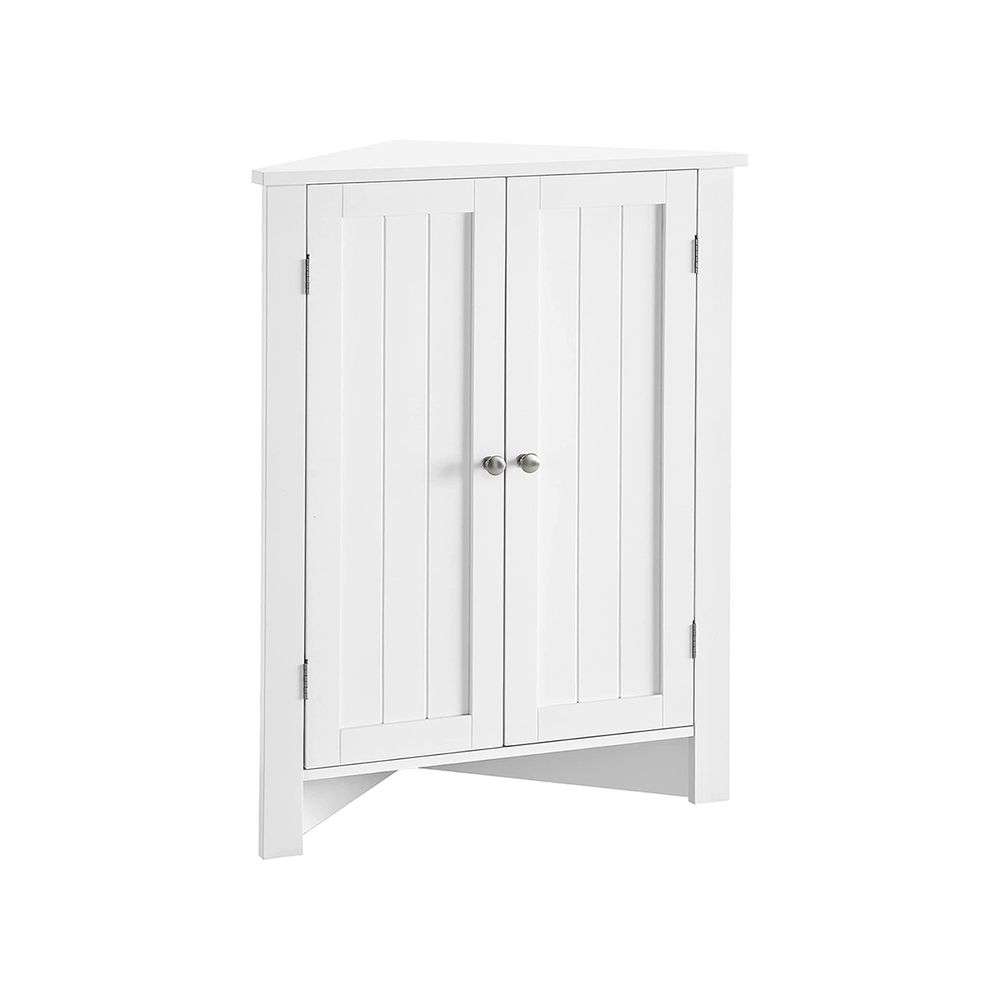 VASAGLE Small Bathroom Storage Corner Floor Cabinet