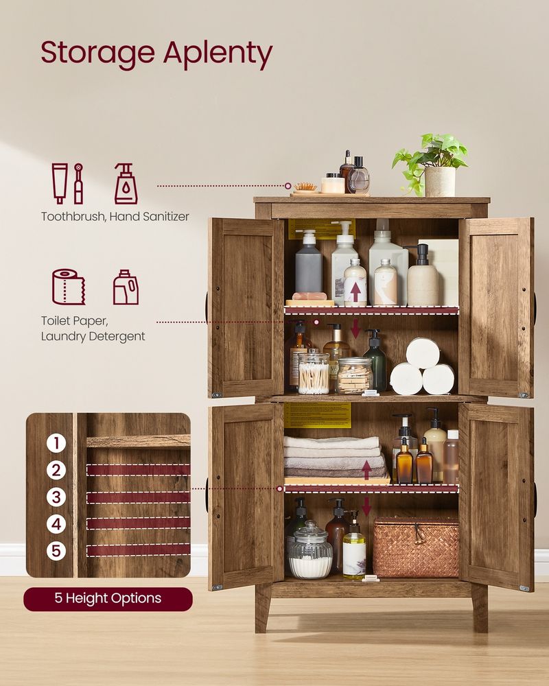 VASAGLE LIRY Collection Shoe Storage Cabinet - Thumbnail 4