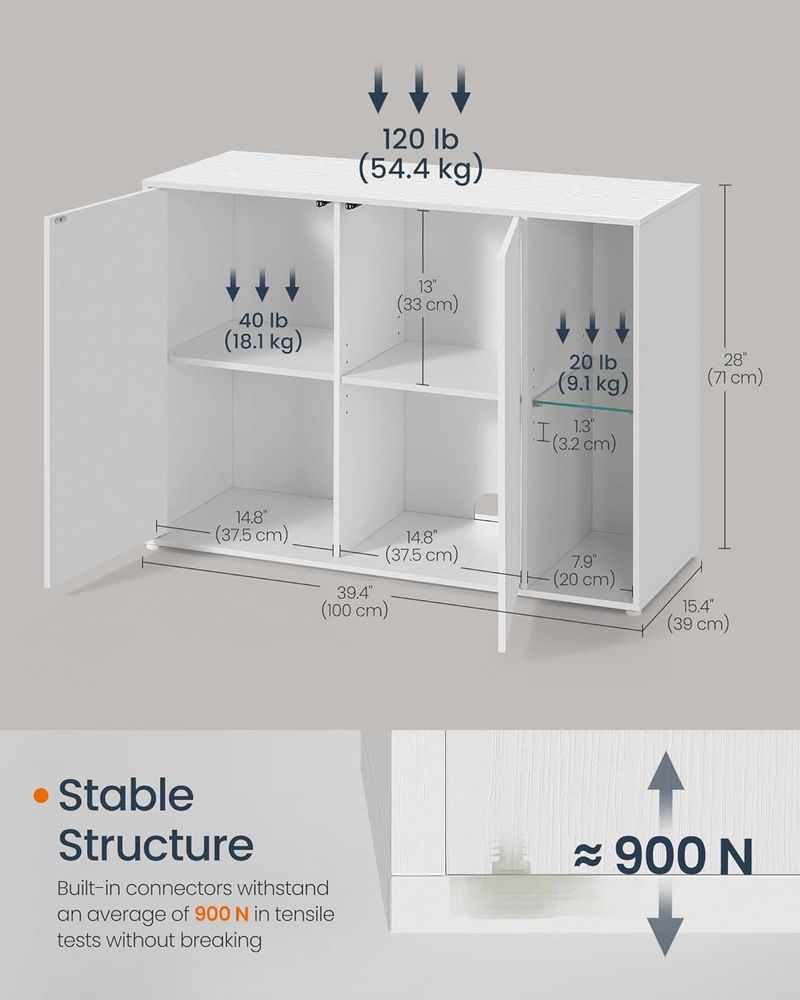 SONGMICS HOME Storage Cabinets - Thumbnail 4
