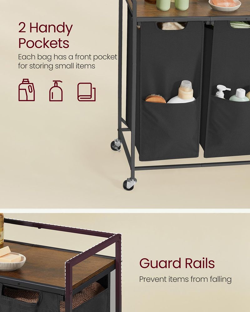 VASAGLE Laundry Sorter - Thumbnail 4