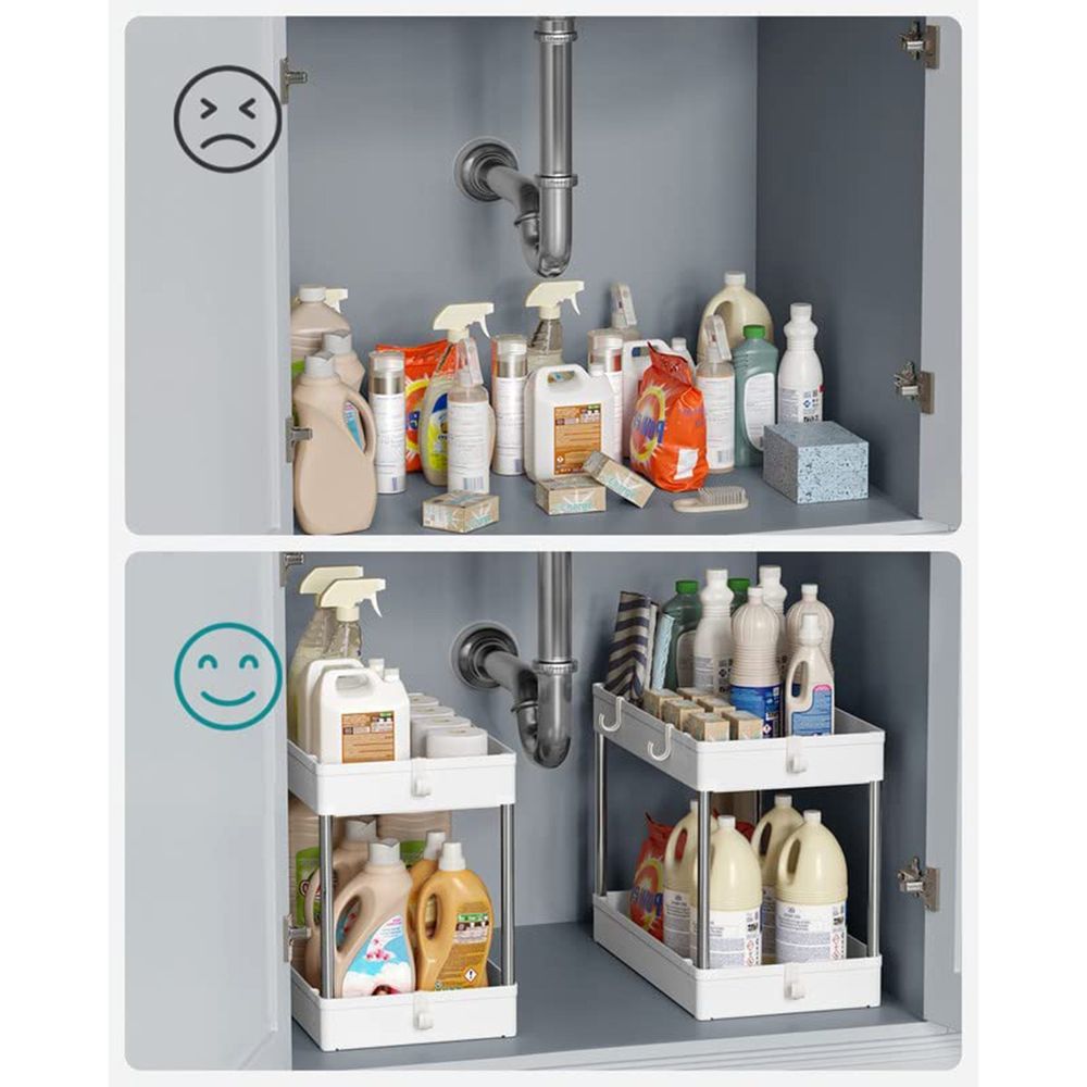 songmics under bathroom sink storage spice