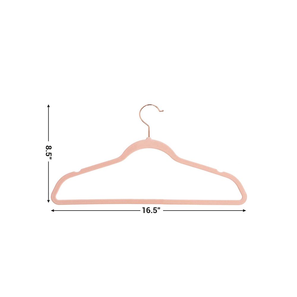 Better Homes & Gardens Non-Slip Velvet Clothing Hangers, 50 Pack