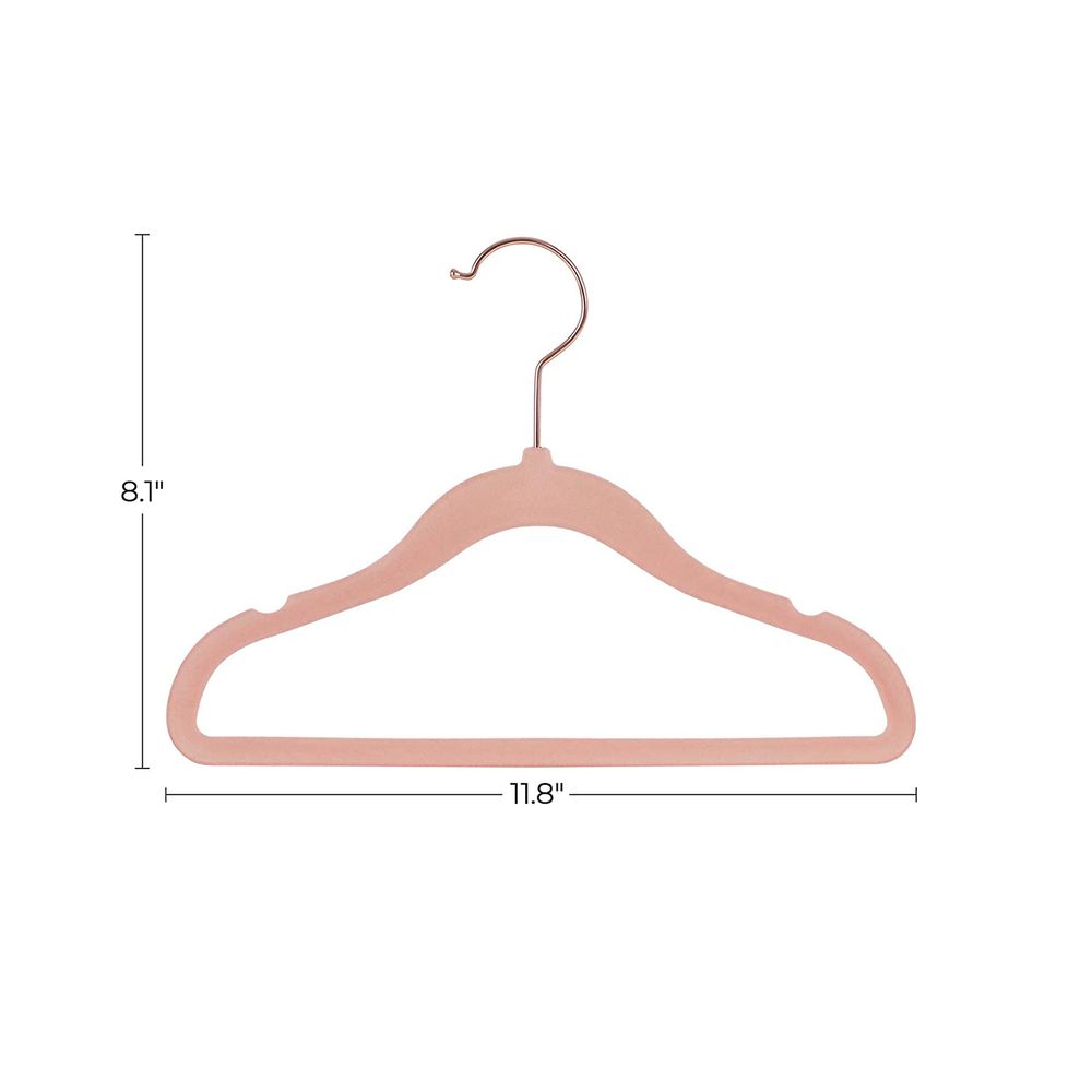 Delta Children Infant and Toddler Plastic Clothing Hangers, 100