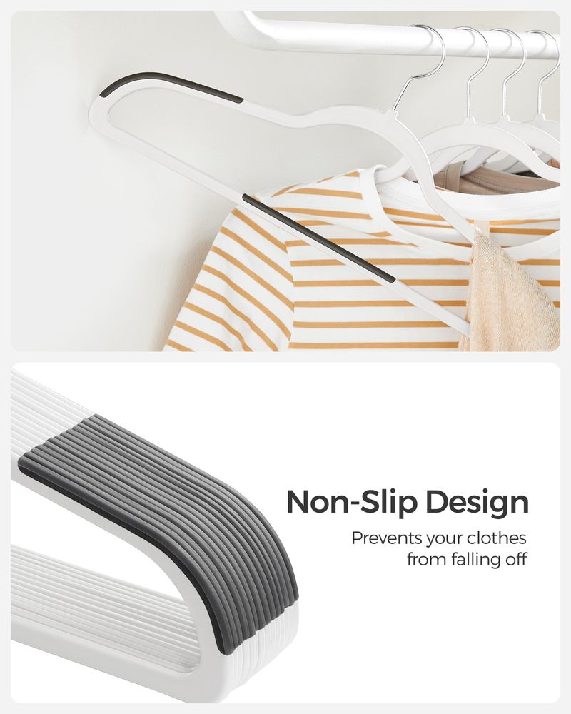 SONGMICS Clothes Hangers 50 Pack - Thumbnail 2