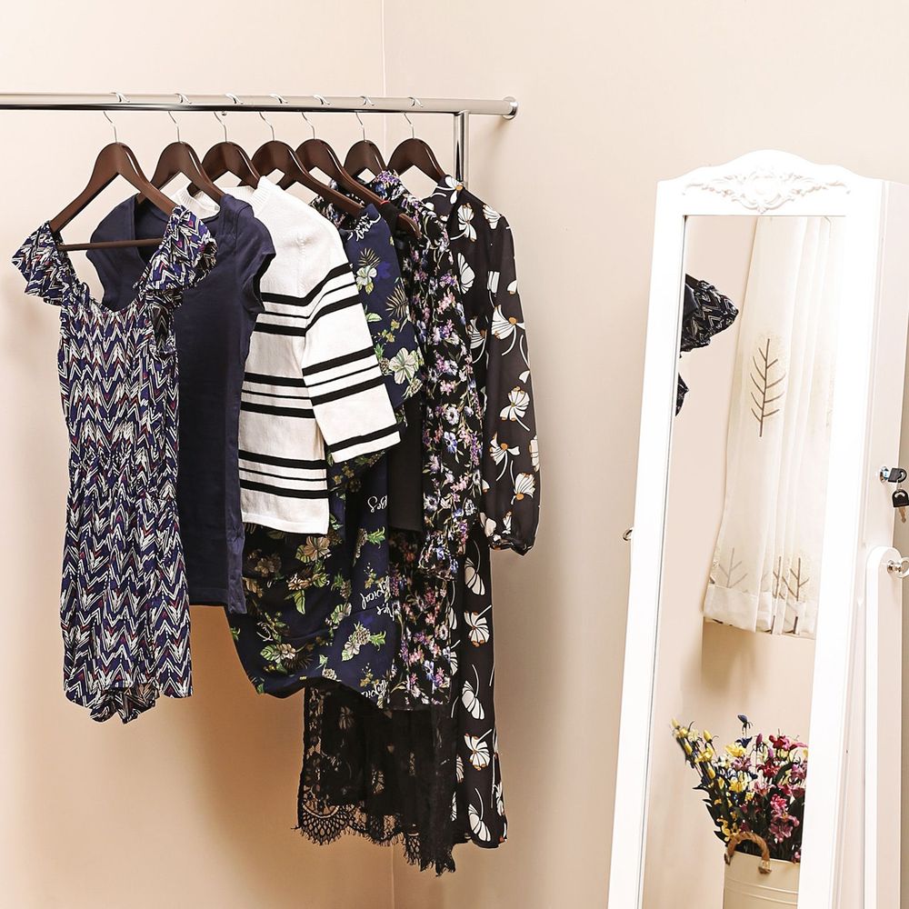 Metronic Wood Hangers, Clothes Hangers, Wooden Hanger, Premium Coat Hanger, 20 Pack, White, Size: 20pk