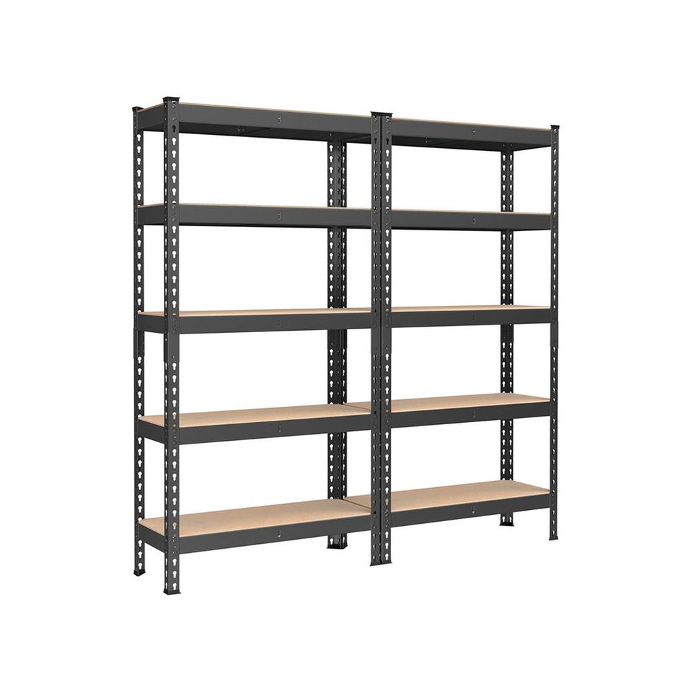 SONGMICS 5-Tier Storage Shelves Set of 2