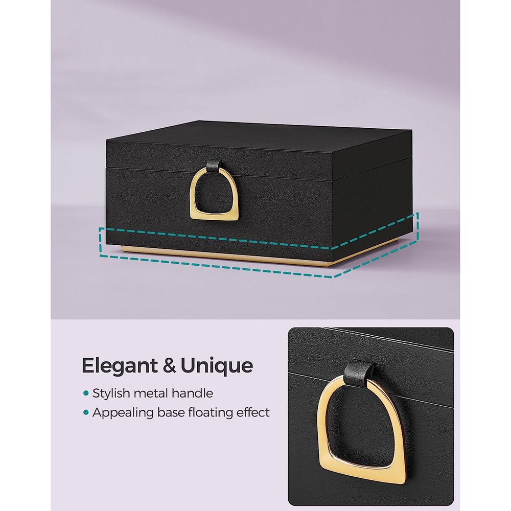 Navigator Large Dresser Valet Tray & Mens Jewelry Box