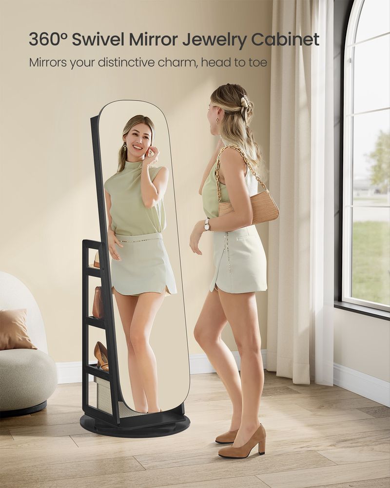 SONGMICS LED Jewelry Cabinet - Thumbnail 2