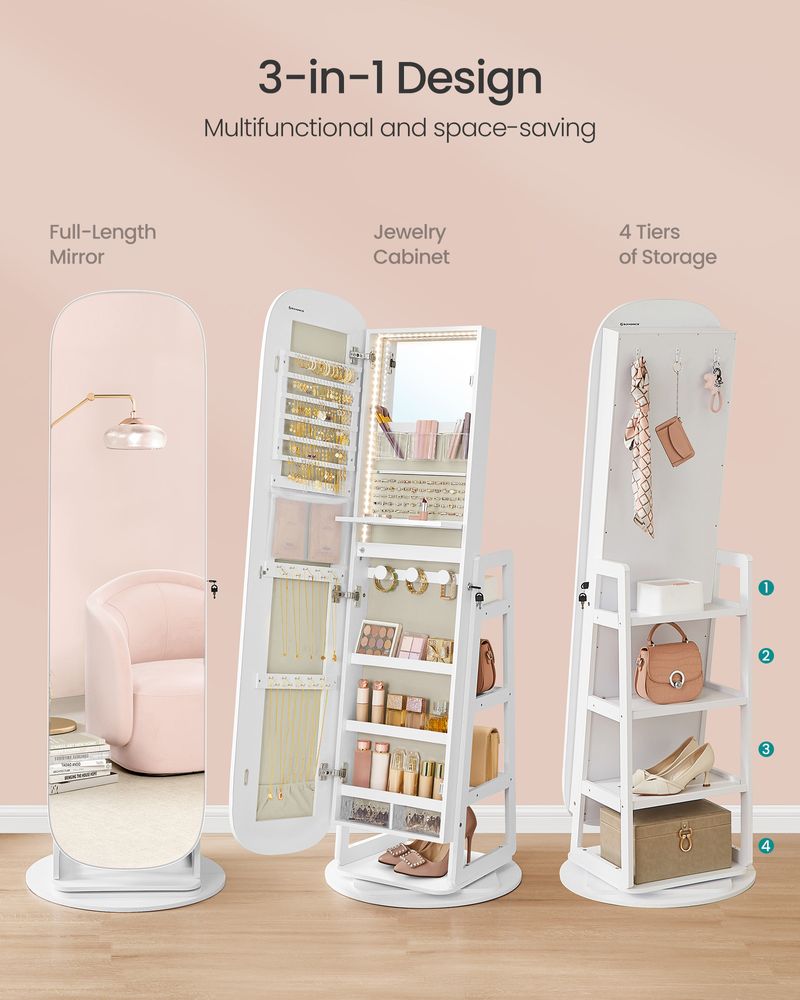 LED Jewelry Cabinet