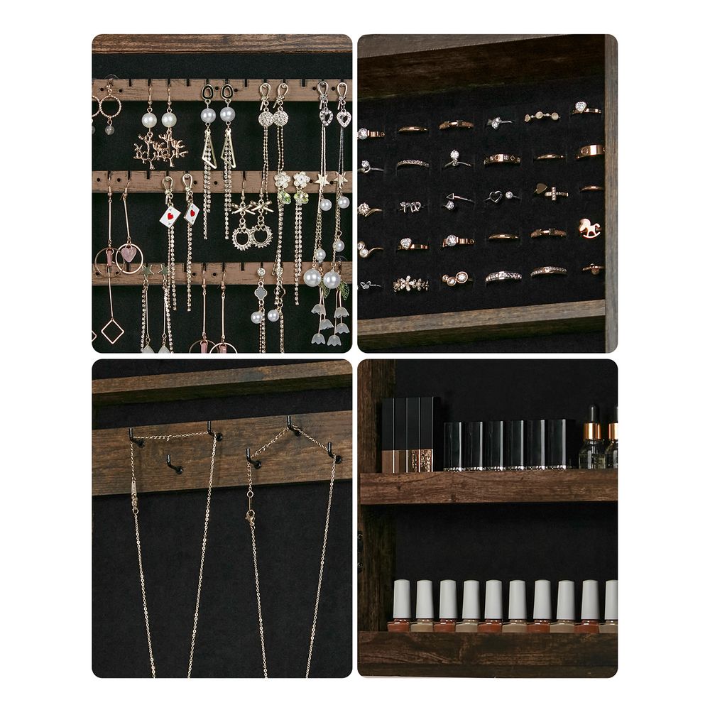 Wall-Hanging Jewelry Organizer