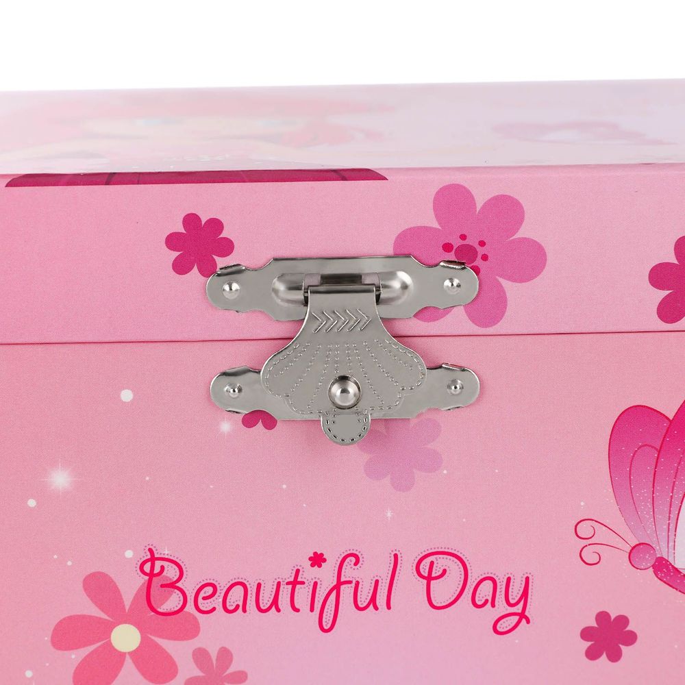 SONGMICS Ballerina Music Jewelry Box for Little Girls White UJMC22W - Zen  Merchandiser