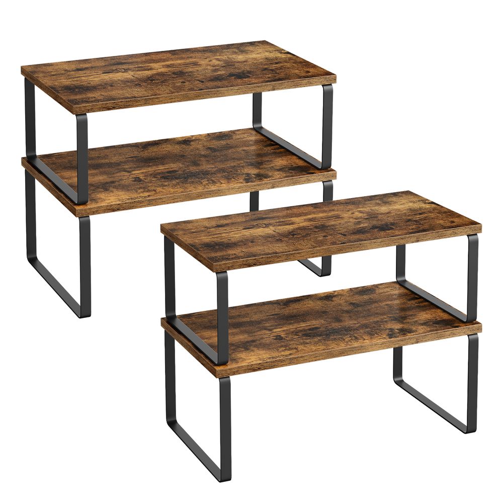 SONGMICS Cabinet Organizer Shelf