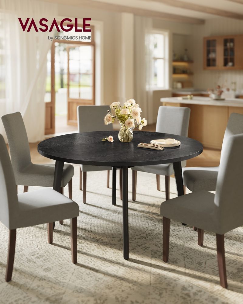 VASAGLE MAEZO Collection Round Dining Table