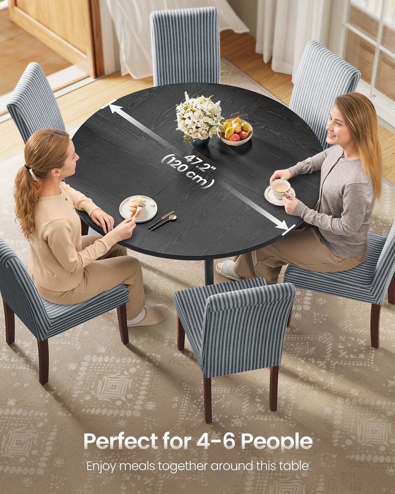 VASAGLE MAEZO Collection Round Dining Table - Thumbnail 4