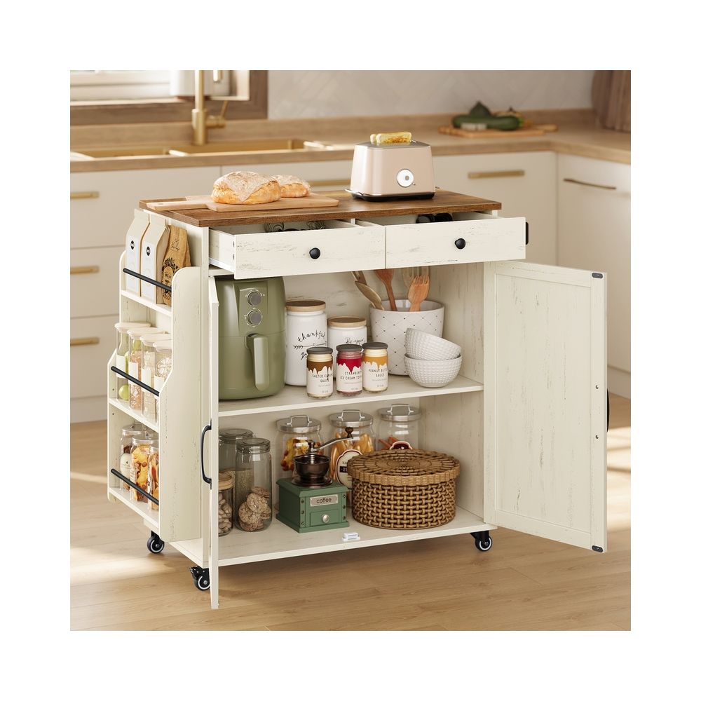 VASAGLE Mobile Kitchen Island - Thumbnail 2
