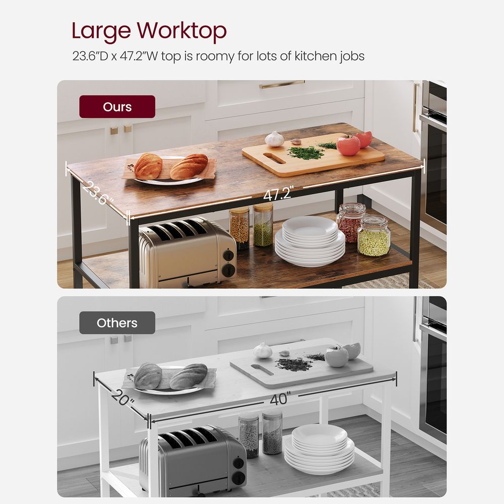 Overstock kitchen island online with seating