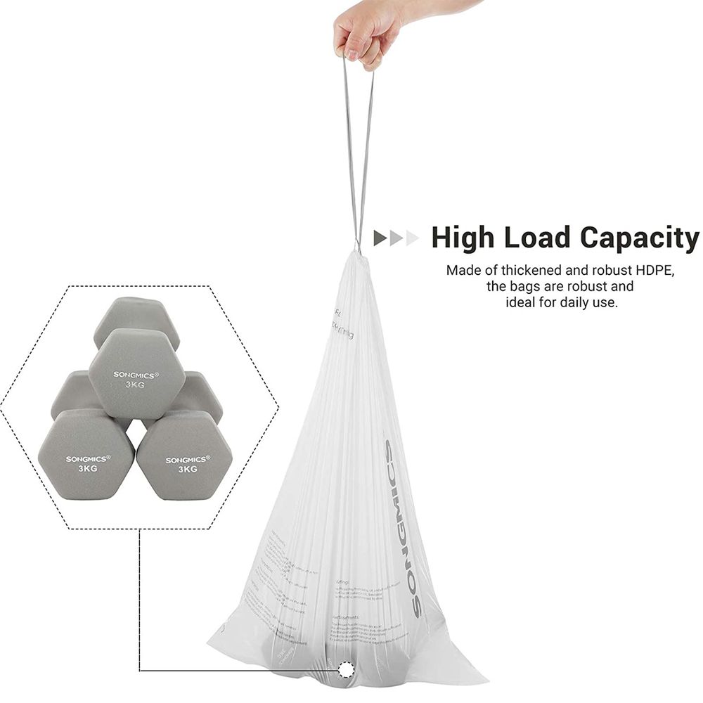 SONGMICS Drawstring Trash Bags - Thumbnail 5
