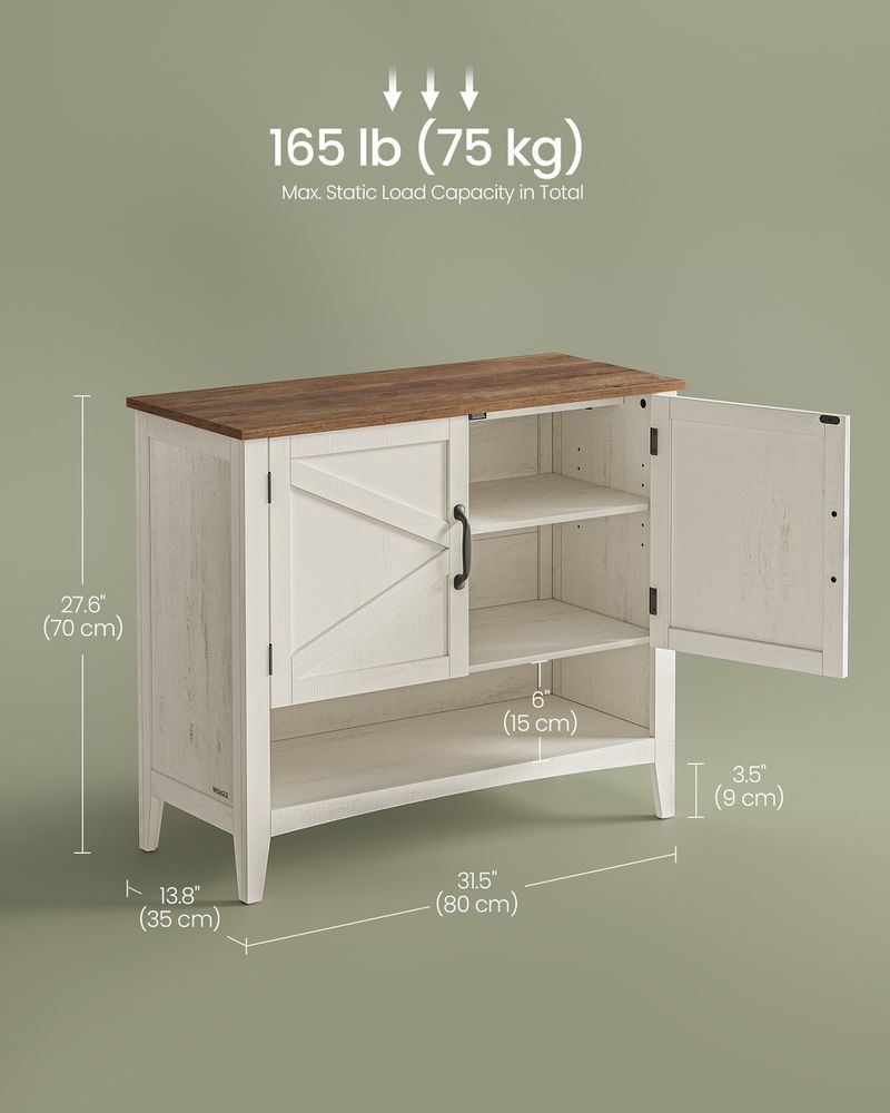 VASAGLE 3-Tier Shoe Cabinet - Thumbnail 4