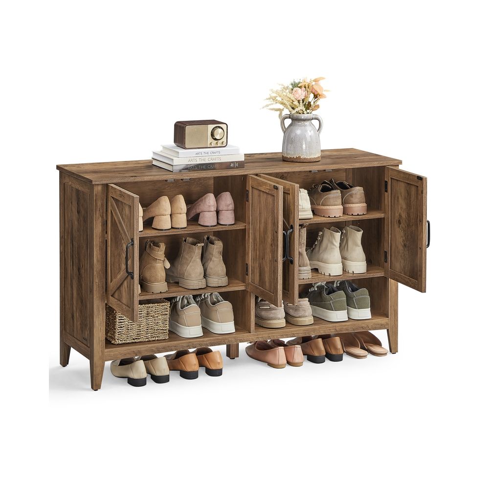 VASAGLE Liry Collection 3-Tier Shoe Cabinet