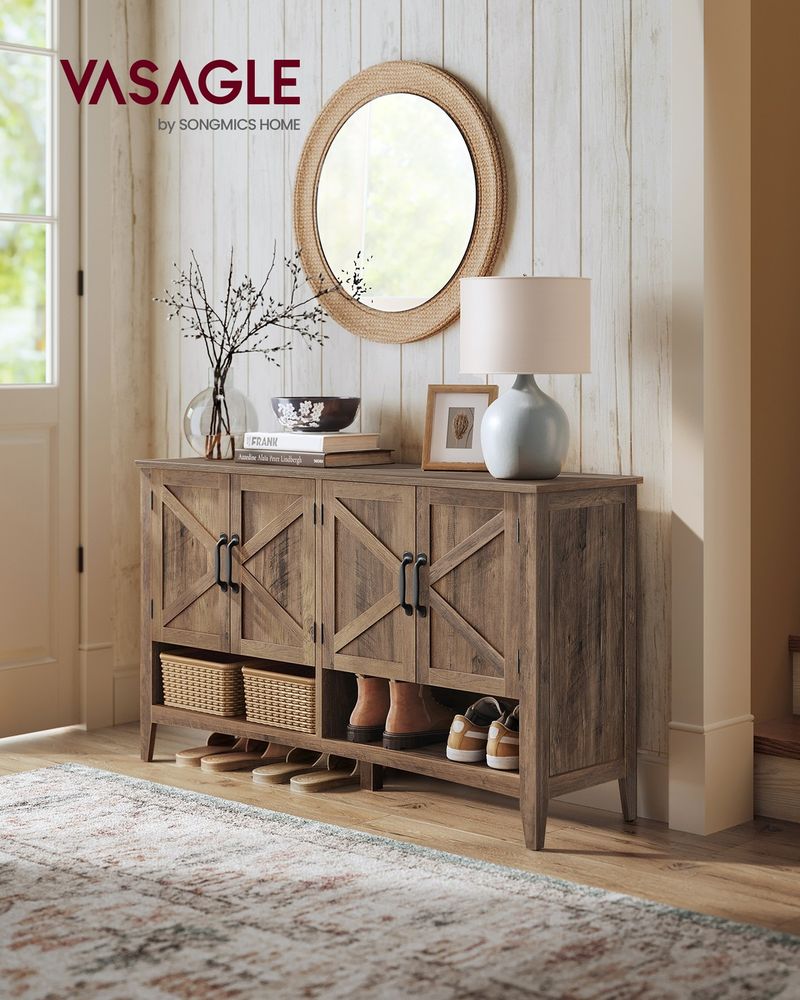 VASAGLE Liry Collection 3-Tier Shoe Cabinet - Thumbnail 3