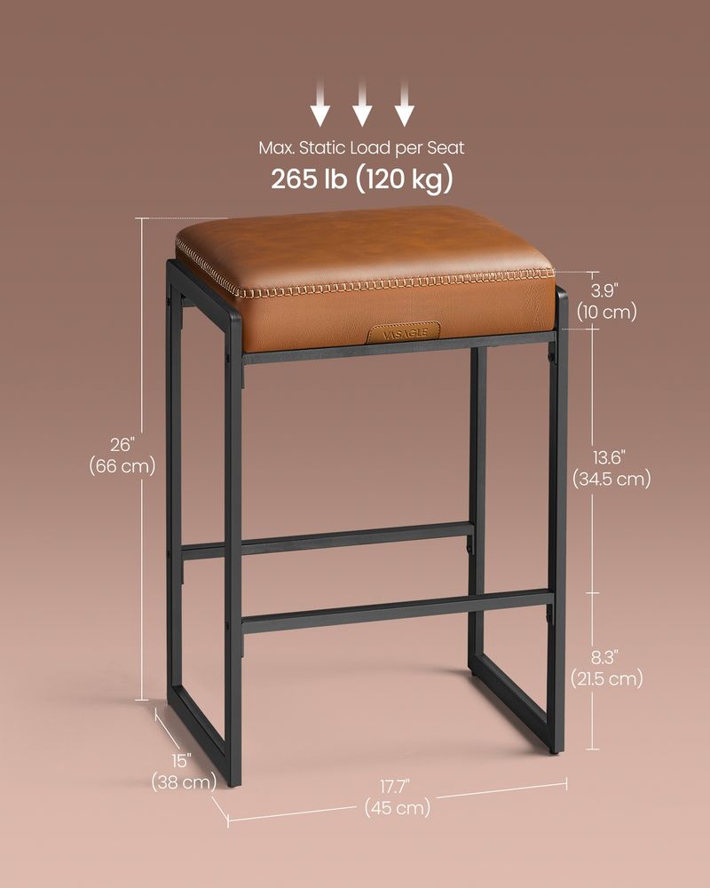 VASAGLE EKHO Collection Bar Stools