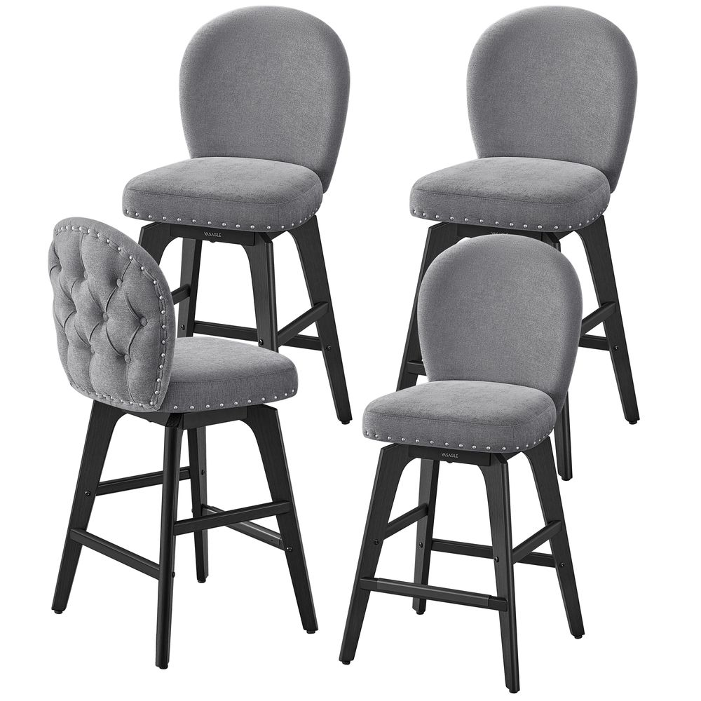 SONGMICS VASAGLE Bar Stools Set of 4