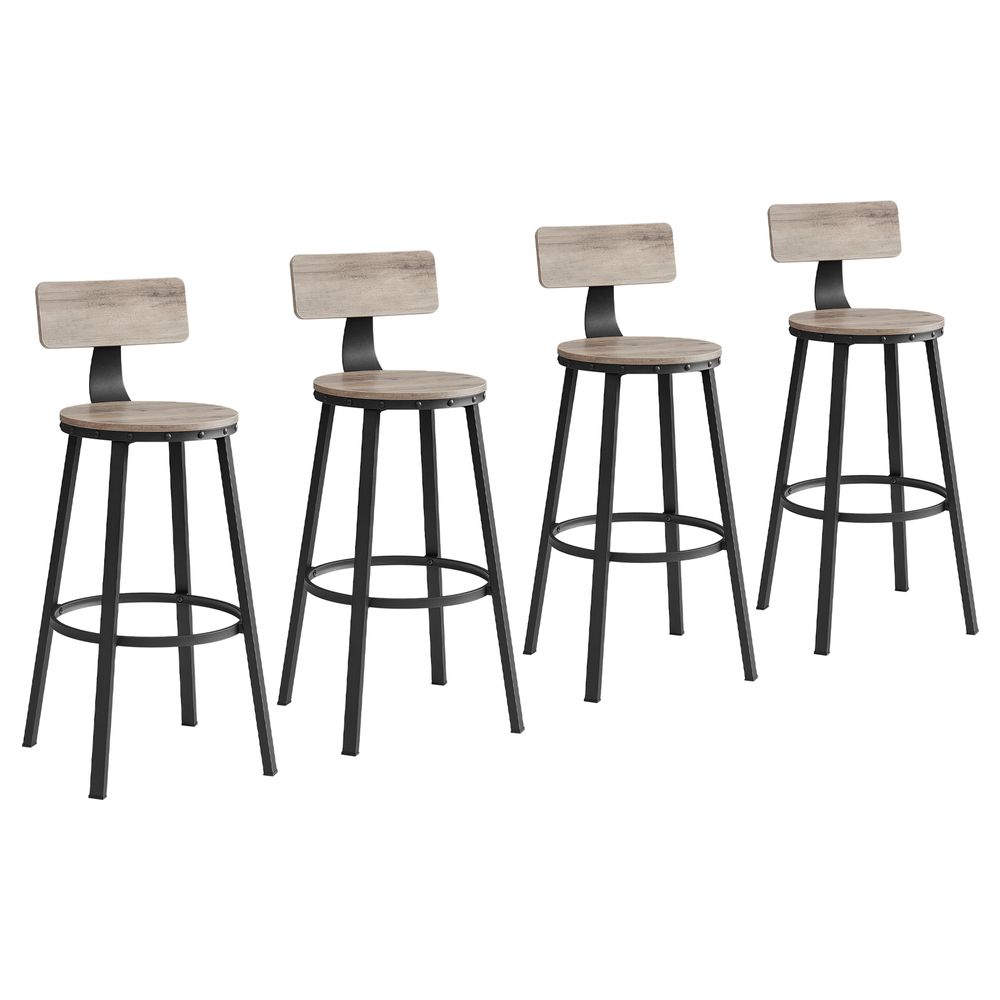 VASAGLE Bar Stools Set of 4