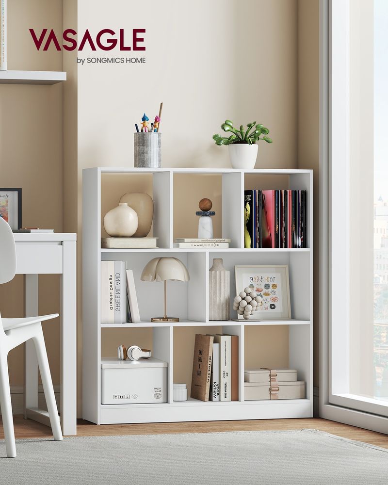 VASAGLE Custos Collection Open Storage Bookshelf - Thumbnail 3