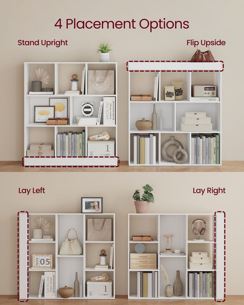 VASAGLE Custos Collection Open Storage Bookshelf - Thumbnail 2