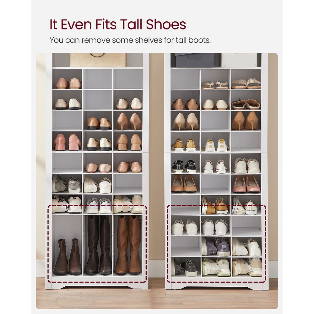 Yescom 10 Tiers 27 Pairs Tall Shoe Rack Shelf Closet & Cover – yescomusa