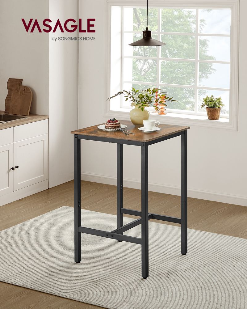 Vasagle pub dining bar table small sales