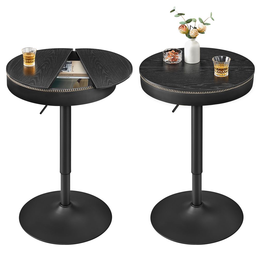 VASAGLE EKHO Collection Height Adjustable Bar Table