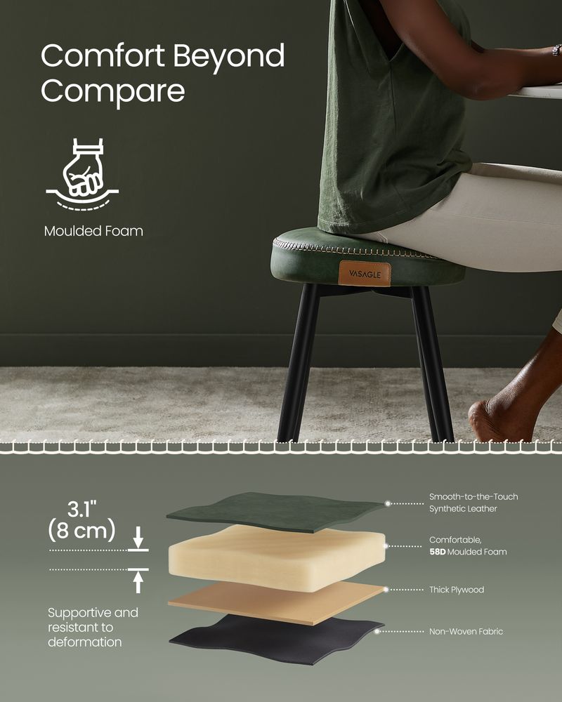 VASAGLE EKHO Collection Dining Stools - Thumbnail 5