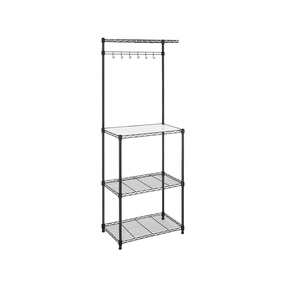 SONGMICS Adjustable Microwave Stand with 4 Shelves - Thumbnail 4