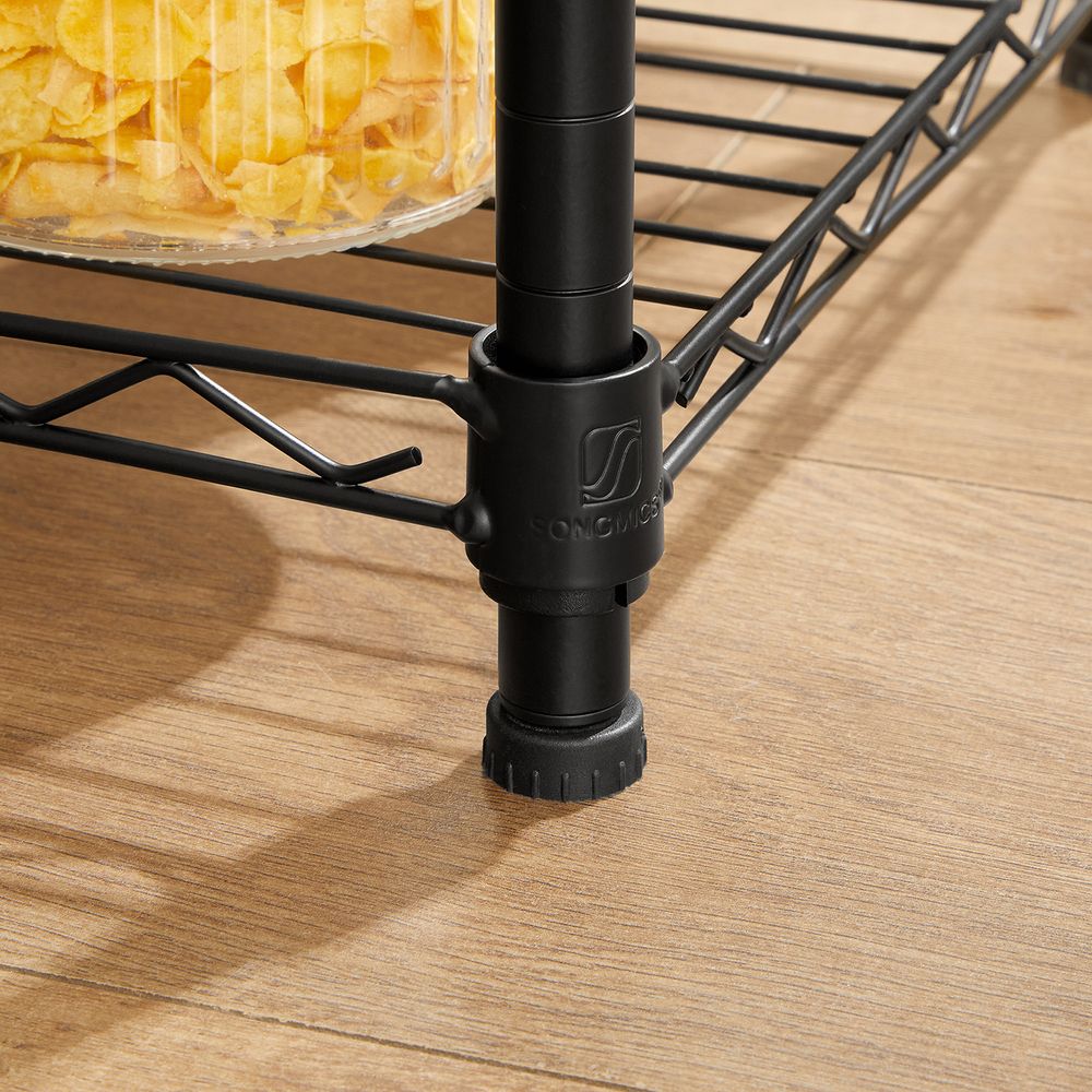 SONGMICS Adjustable Microwave Stand with 4 Shelves - Thumbnail 5