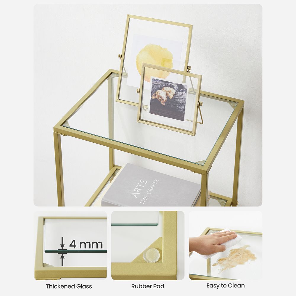 Tiered Tray Easel Stand for Small Pieces - Invisible Tab for Small Dec