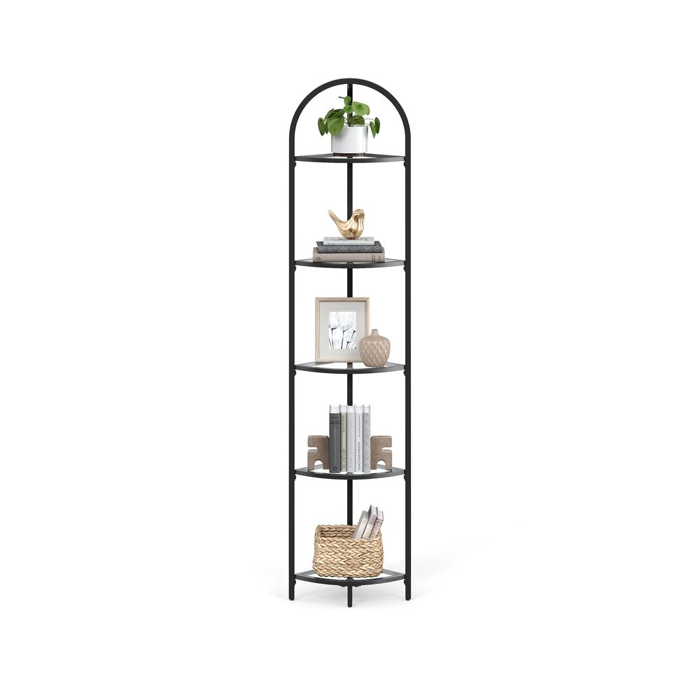 VASAGLE 5-Tier Corner Bookshelf