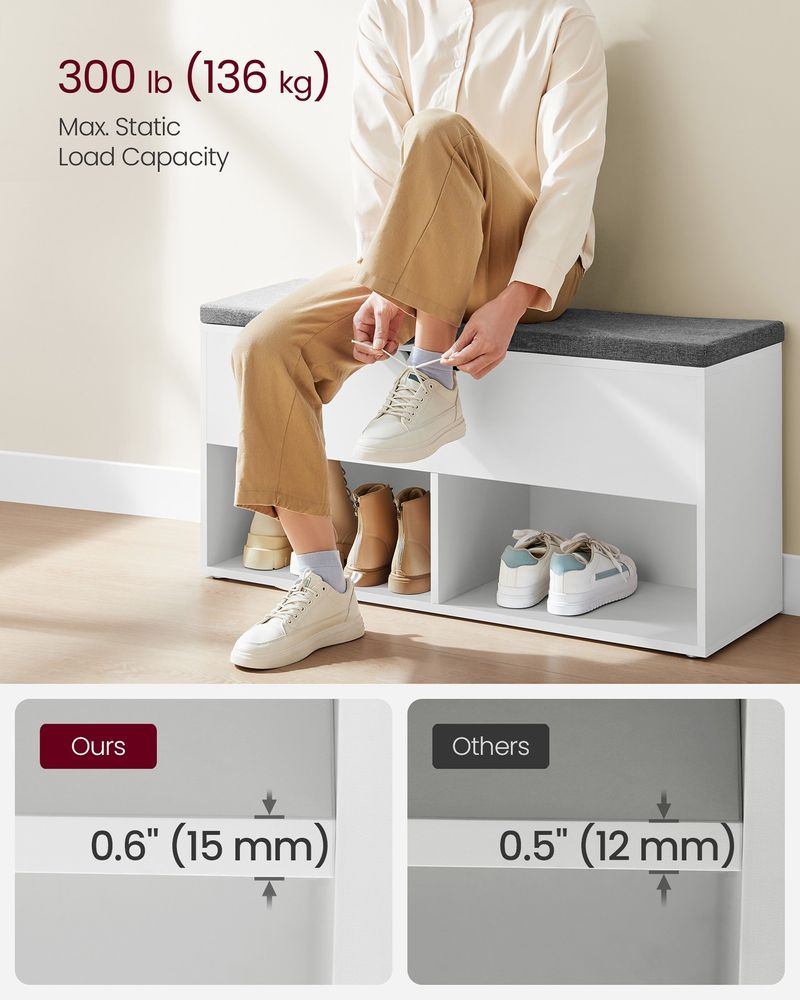 Custos Entryway Bench with Storage - Thumbnail 2