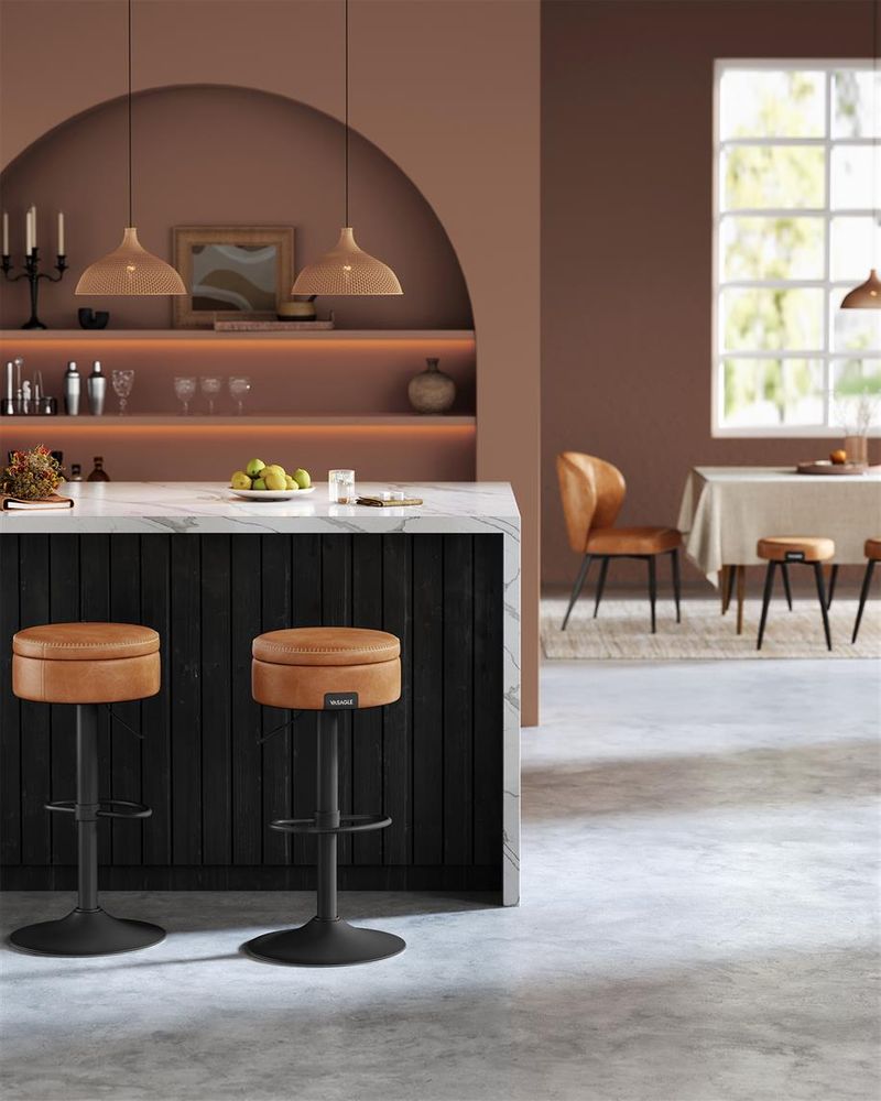 VASAGLE EKHO Collection - Swivel Bar Stool | SONGMICS HOME