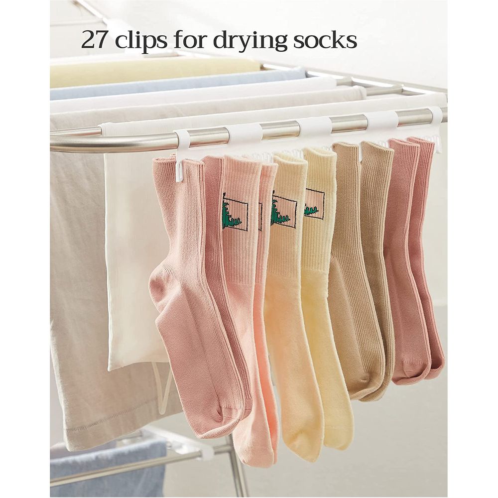 24 PCS Hanger Clips Clothes Clips Clothes Hangers Sock Dryer