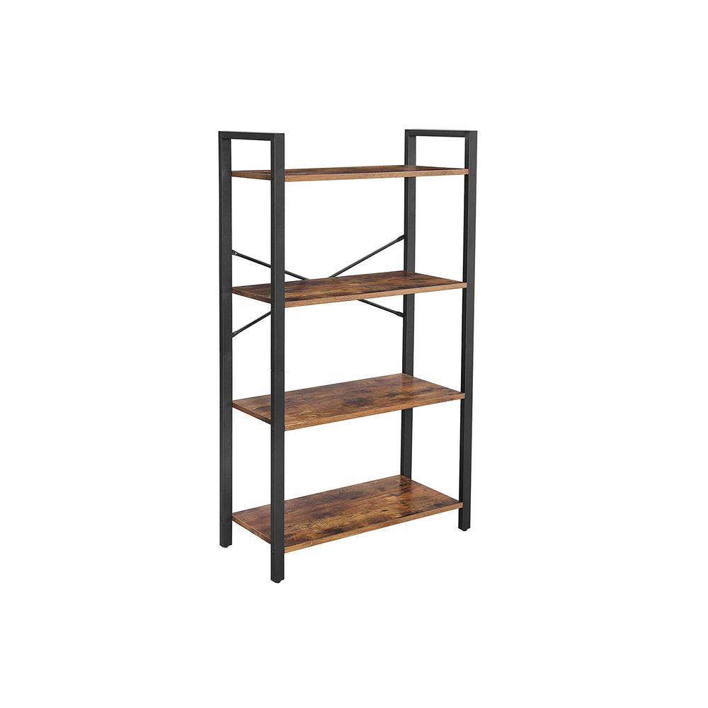 VASAGLE 5-Tier Bookshelf Bookcase with Steel Frame - Thumbnail 2