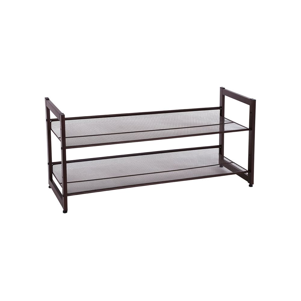 songmics 2-tier steel kitchen rack large