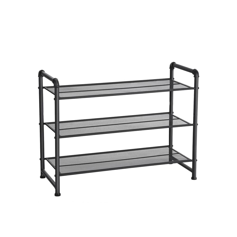 Matte Black Shoe Shelves