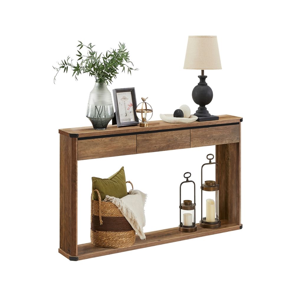 VASAGLE Set of 2 Narrow Sofa Console Tables - Thumbnail 4