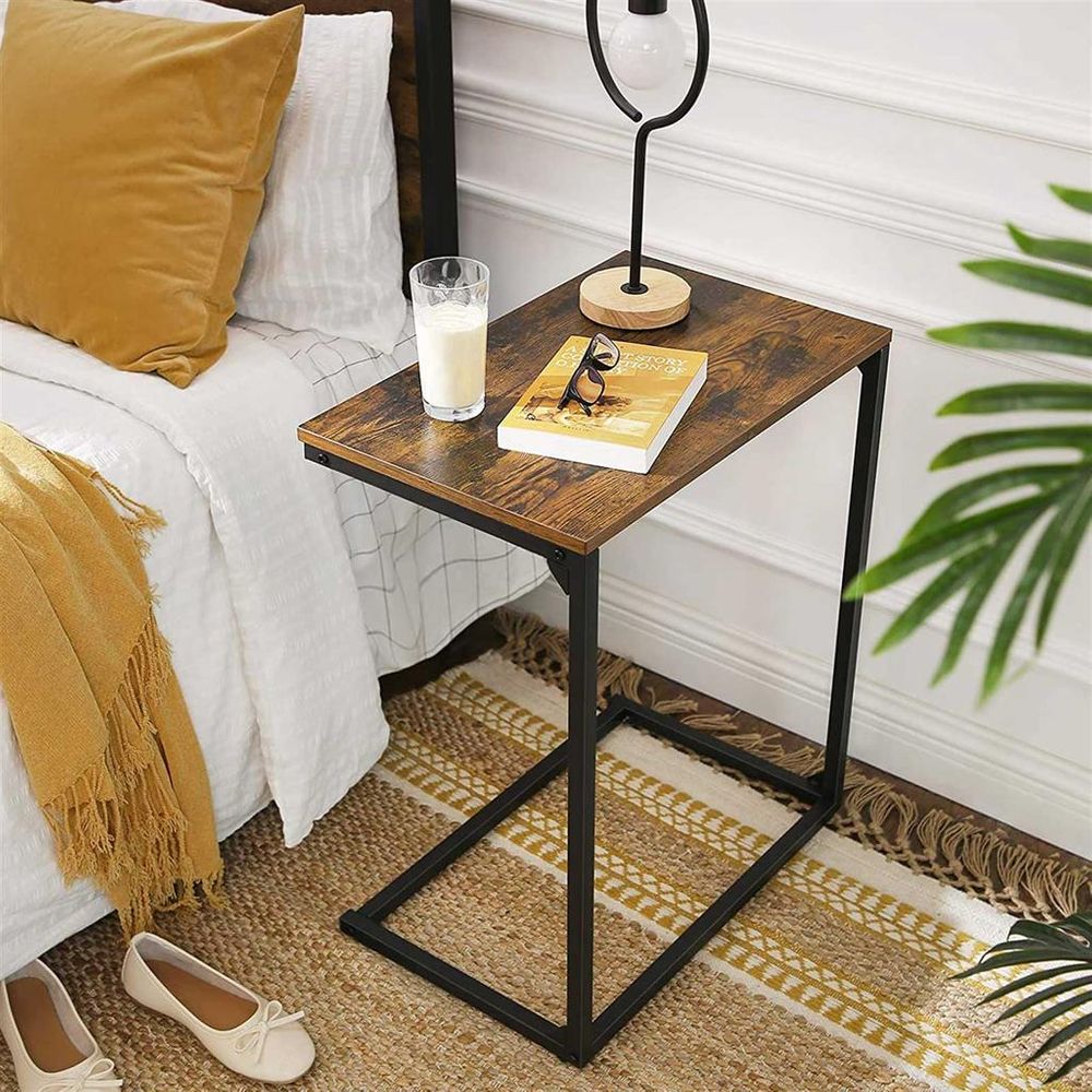 Industrial C-shaped Side Table for Sale, Home Furniture